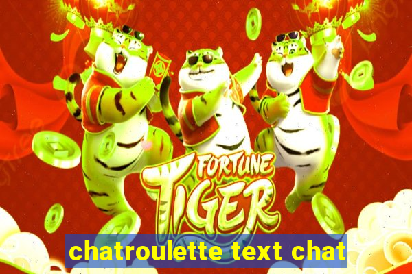 chatroulette text chat